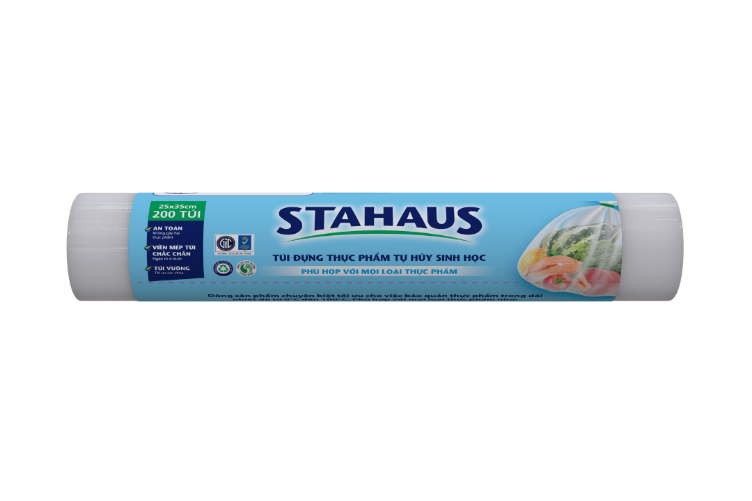 Túi đựng thực phẩm THSH STAHAUS 25x35cm cuộn 200 túi